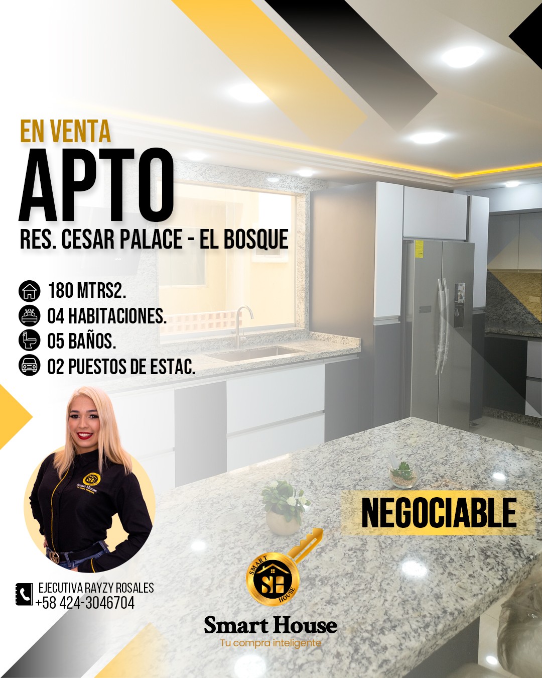 APARTAMENTO VENTA CAESARS PALACE EL BOSQUE